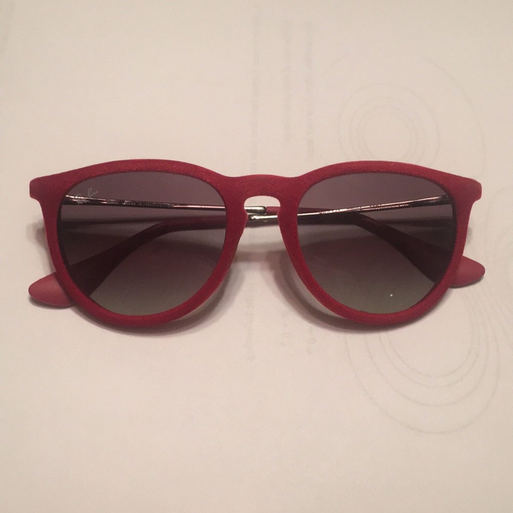 Rayban “Ericka” Sunglasses Velvet Red